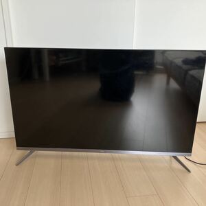 TCL 2020年製 液晶カラーテレビ 43P8B 中古　通電確認済み リモコンなし　ジャンク品　