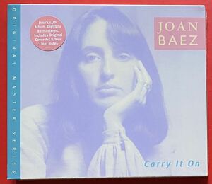【未開封CD】Joan Baez「心の旅 / Carry It On」ジョーン・バエズ 輸入盤 [07161100]