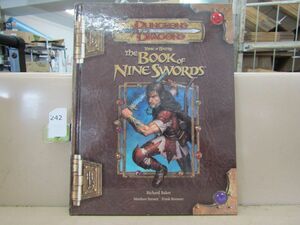 0242　洋書 TOME OF BATTLE The BOOK of NINE SWORDS / D&D / TRPG