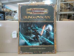 0248　超レア 英語版 Dungeons&Dragons Dungeonscape D&D TRPG ※画像にあるものが全てです