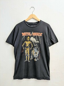 star wars metal heads c-3po r2-d2 movie tee スターウォーズムービーTシャツ