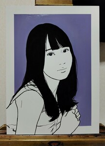 真作保証　本人出品　木村優介　F4　油彩画　美人画　人物画　現代アート　今後が楽しみな画家