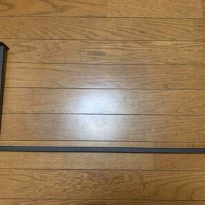 天井吊り下げハンガー 幅約62cm×高さ30cm 角パイプ 軽量 ハンガーバー