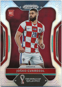 Josko Gvardiol 2022 Panini Prizm FIFA World Cup Qatar RC Rookie Silver Prizm ルーキーシルバープリズム ヨシュコ・グヴァルディオル