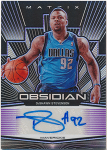 ☆ DeShawn Stevenson NBA 2019-20 Panini Obsidian Matrix Purple Prizm Auto 75枚限定 直筆サイン オート デショーン・スティーブンソン