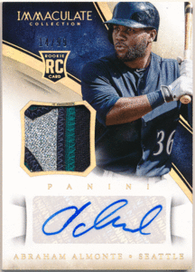 ☆ Abraham Almonte 2014 Panini Immaculate Collection Rookie Patch Auto 99枚限定 直筆サイン パッチオート エイブラハム・アルモンテ
