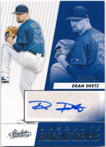 ☆ Dean Deetz MLB 2019 Panini Absolute RC Rookie Signature Auto 直筆サイン ルーキーオート 