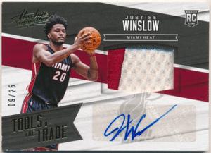 ☆ Justise Winslow NBA 2015-16 Panini Absolute RC Rookie Tools of the Trade Patch Auto 25枚限定 ルーキーパッチオート ウィンズロー