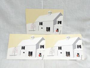 Dooryard 1985 Anne Kilham Rockport Maine ポストカード3枚セット