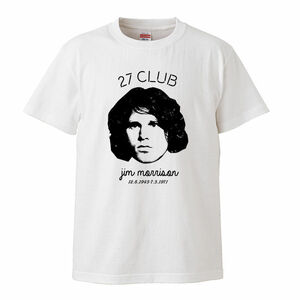 【XLサイズ Tシャツ】ジム・モリスン Jim Morrison The doors ドアーズ サイケデリック LSD 27club LP CD レコード 60s