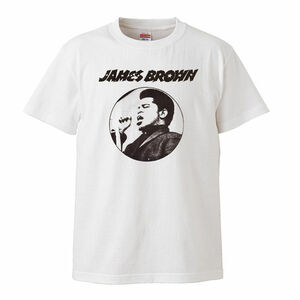 【Sサイズ Tシャツ】James Brown ジェイムス・ブラウン JB ファンク ソウル R&B MODS モッズ レコード LP CD 60s 70s バンドTシャツ