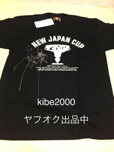 新日本プロレス◎西村修サイン入り◎ニュージャパンカップ2005Tシャツ◎黒◎Ｌサイズ◎長期保管・デッドストック品◎未着用品