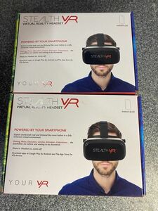 VRヘッドマウントディスプレイ「STEALTH VR」　VR100 スマートフォン用［4～6インチ］2セット