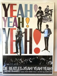 [ изобразительное искусство ]A HARD DAY'S NIGHT-DIE BEATLES IN YEAH!YEAH!YEAH! Beatles .... прийти ya.!ya.!ya.! фильм постер немного вмятина иметь 