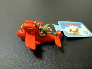  free shipping! prompt decision * Ghibli work .. pig key holder [ Savoy a.poruko] figure mascot airplane 