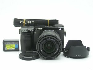 * Hello camera *1109 SONY NEX-7 ( E 18-55mm F3.5-5.6 OSS ) 2430 десять тысяч пикселей [ корпус . аккумулятор только ] рабочий товар текущее состояние 1 иен старт быстрое решение есть 