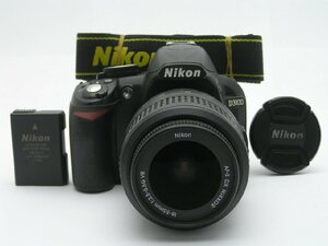 ★ハローカメラ★1146 Nikon D3100 (AF-S 18-55mm F3.5-5.6G VR) 1420万画素 【本体とバッテリーのみ】 動作品 現状 1円スタート 即決有り