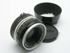 ★ハローカメラ★1152 Nippon Kogaku 非Ai Nikon-H Auto ( 50mm F2 )フード付 難有 動作品 現状 1円スタート 即決有り