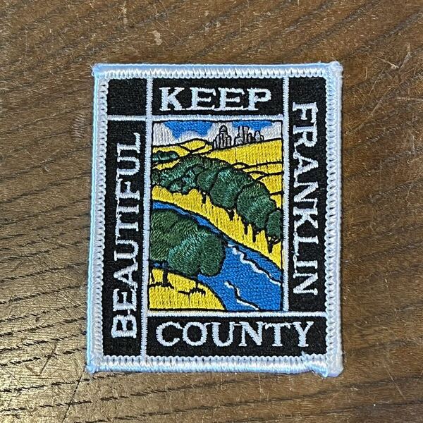 【USA vintage】ワッペン KEEP FRANKLIN COUNTRY BEAUTIFUL 環境保護団体 ロゴ アメリカ ビンテージ パッチ