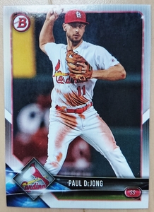 ★PAUL DEJONG BOWMAN 2018 #84 MLB メジャーリーグ ポール デヨング CARDINALS セントルイス カージナルス DE JONG