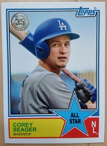 ★インサート COREY SEAGER TOPPS 2018 35TH ANNIVERSARY #83AS-18 MLB コーリー シーガー LOS ANGELES DODGERS LA ドジャース 大リーグ