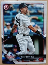 ★GARY SANCHEZ BOWMAN 2018 #97 MLB メジャーリーグ ゲイリー サンチェス NEW YORK YANKEES ニューヨーク ヤンキース_画像1