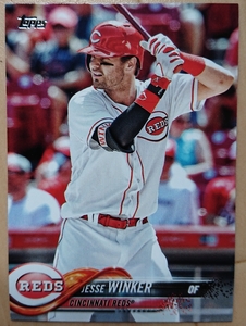 ★JESSE WINKER TOPPS 2018 #581 MLB メジャーリーグ ジェシー ウインカー CINCINNATI REDS シンシナティ レッズ ウィンカー