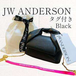 【新品・未使用】JW ANDERSON(ジェイダブルアンダーソン) 2way ショルダーバッグ ハンドバッグ レザー チェーン タグ付き