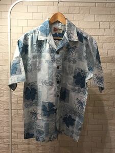 Hilo Hattie アロハシャツ Mサイズ MADE IN HAWAII ハワイ製 半袖シャツ 開襟シャツ ヒロハッティ