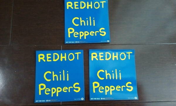 RED HOT CHILI PEPPERS レッドホットチリペッパーズ ステッカー 3枚セット