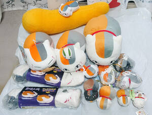 * soft toy set sale 12 point +2* Natsume's Book of Friends *nyanko. raw * rug mat / pouch * unused * prize not for sale *120 size 
