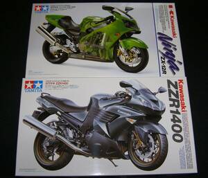 タミヤ　1/12　カワサキ ZZR1400・ニンジャ ZX-12R　2個セット