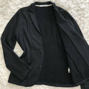  rare L! Beams laitsu[ finest quality. comfortable ]BEAMS LIGHTS tailored jacket Anne navy blue jacket black stretch 2B general purpose * cotton 