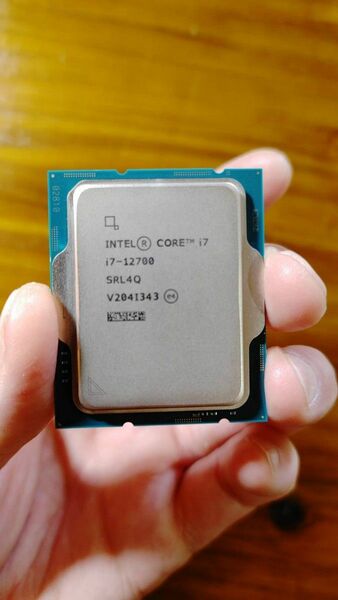 【動作確認済】Intel core i7 12700 CPU