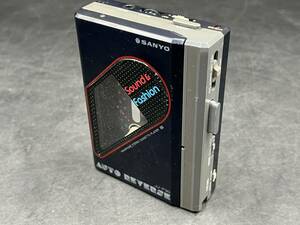 【希少】 SANYO/サンヨー ポータブル カセット プレーヤー 音響機器 オーディオ JJ-P30