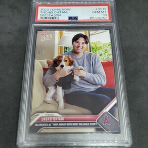TOPPS NOW OS-19 large . sho flat PSA 10 that 1