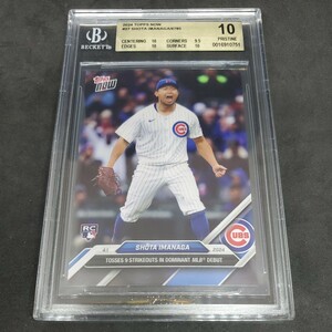 2024 topps now 今永昇太 shota imanaga #27 BGS 10