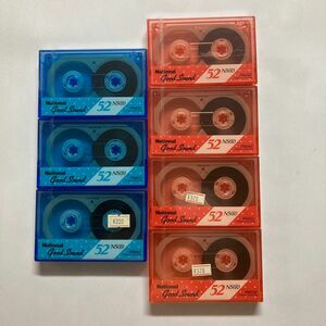カセットテープ 7巻セット National RT-52 新品未開封