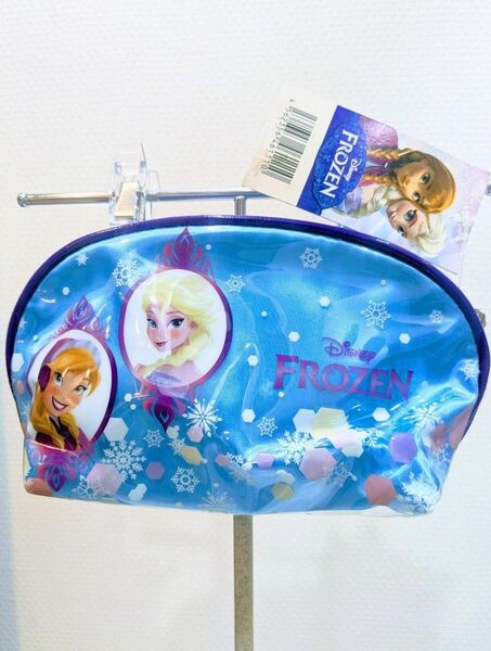 新品タグ付き。Disney ディズニー:アナと雪の女王・ポーチ