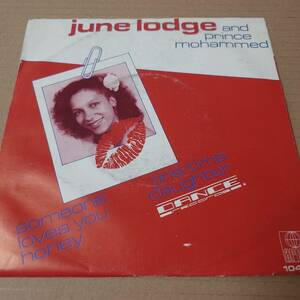 June Lodge - Someone Loves You Honey / Stay In Tonight // Ariola 7inch / Lovers / JC / AA2233