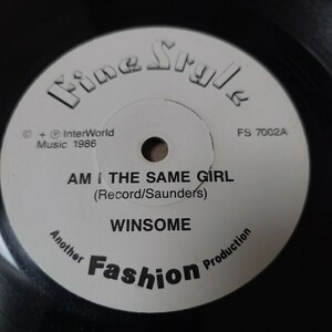Winsome - Am I The Same Girl / 7インチ！！ / Can't Take The Lies / Barbara Acklinカバー！！ // Fashion 7inch / AA0496