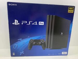PS4 PRO CUH-7200B operation verification settled jet black box attaching game SONY PlayStation4 the first period . settled 