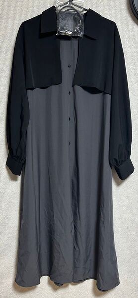 Avail モード系 ワンピース 長袖 ロングシャツ