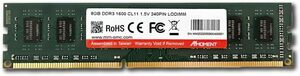 AZ-57 MMOMENT DDR3 8GB 1600MHz UDIMM デスクトップPC用メモリ (CL11/1.5V/240ピン)