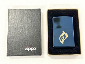 【5N31】 1円スタート ZIPPO / I 02 ジッポー FIRE 2003 ファイア ブルー 火花確認済み オイルライター 喫煙具 箱付き