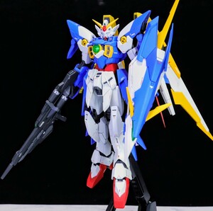 Art hand Auction MG 1/100 Gundam Fenice Rinasita Alba منتج نهائي مطلي ومجدد Premium Bandai Limited, شخصية, جاندام, منتج منتهي