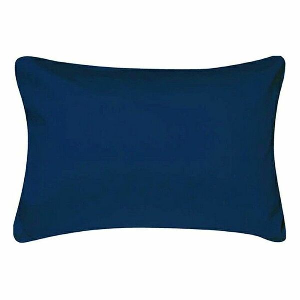 AYO 枕カバー 高級綿100％ ピローケース ホテル品質 高密度 (ネイビー, 43×63cmの枕に適用)