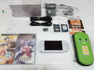 PSP-3000 new goods . close beautiful beautiful goods white liquid crystal screen is, almost scratch less FW5.01 battery 2 piece attaching liquid crystal film is, unused all 14 point set 