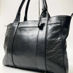 1 jpy A4 possible *aniary/ani have tote bag business briefcase original leather all leather black black shoulder .. document commuting bag bag men's 