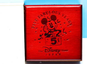  не использовался товар Disney магазин 1997 год Disney магазин 5 anniversary commemoration часы Mickey Mouse ограничение 1000 шт Disney 